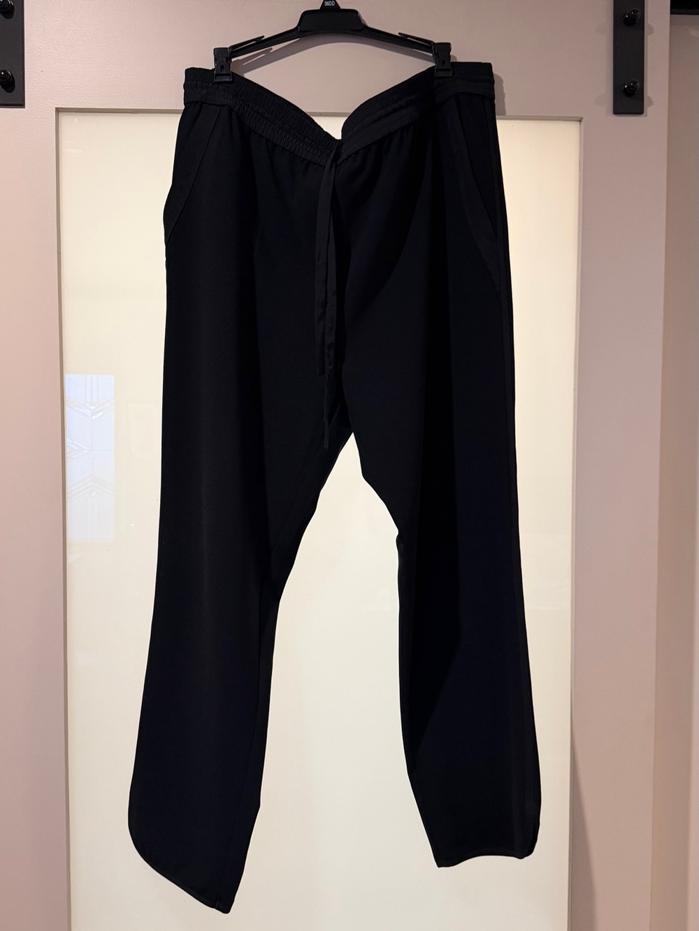 Kenneth Cole New York Women’s Black Drawstring Relaxed Pants
